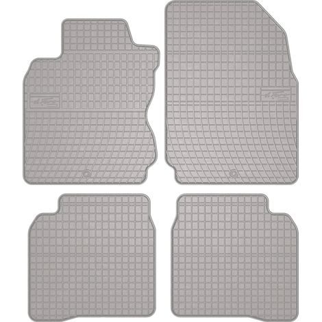 Alfombrillas de goma para coche: Nissan Note I E11 monovolumen (2006-2012) - color gris a juego. (1/5)