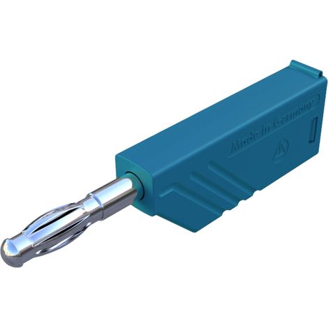 Hirschmann Test & Measurement LAS N WS Lamellenstecker Stecker, gerade Stift-Ø: 4 mm Blau 1 St.
