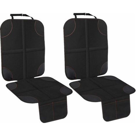 lot de 2 housses de siège de voiture avec rembourrage épais pour sièges de voiture, en cuir ou en tissu (1/5)