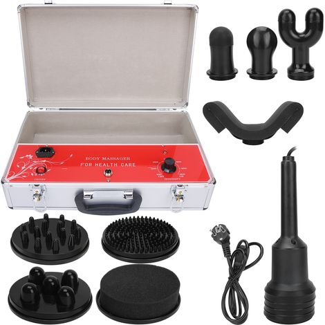 Appareil de massage anti-cellulite par vibrations haute fréquence, machine de modelage corporel avec 8 sondes, prise UE 220V, élimine la peau d'orange, tonifie et affine la silhouette. (1/5)