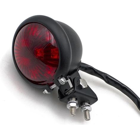 Feu Arrière Universel Modifié pour Moto Cruiser Feu De Stop LED 12 V en Alliage D'aluminium Feu arrières (1/4)