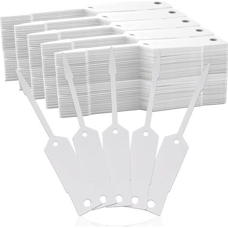 1000 etichette autoadesive per ricambi auto - etichette per riparazioni per ufficio e officina (10,4 x 19 mm, bianche)