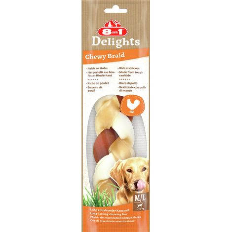 8in1 Hundeleckerli Kauzopf Medium 80 g