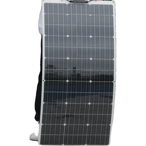 Panneau Solaire, Haute Efficacité, Design Flexible, Blanc 21.6V 150W (1/2)