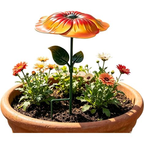 Pflanzenregenschirm Metall Blumenstecker Dekoration