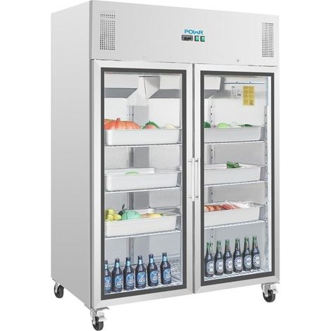Armoire réfrigérée positive 2 portes 1200 litres - Polar