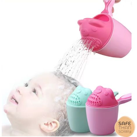 Bicchiere per lavare i capelli di bambini e neonati - Bagnetto comodo e senza lacrime Bicchiere per lavare i capelli di bambini e neonati - Bagnetto comodo e senza lacrime (verde) (1/5)