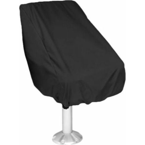 Housse extérieure pour chaises de capitaine 56x61x64, imperméable à l'eau, à la neige et à la lumière du soleil - noir (1/5)