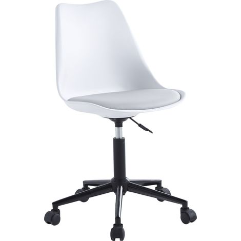 Nordlys - Chaise de bureau scandinave reglable base metal (1/5)