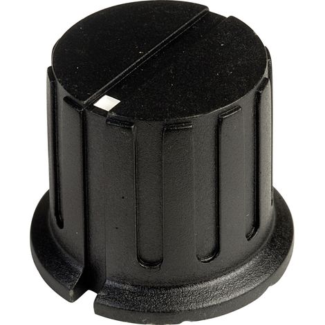 SCI PN-38B (6.4mm) PN-38B (6.4mm) Drehknopf mit Zeiger Schwarz (Ø x H) 23.3 mm x 20 mm 1 St. (1/2)