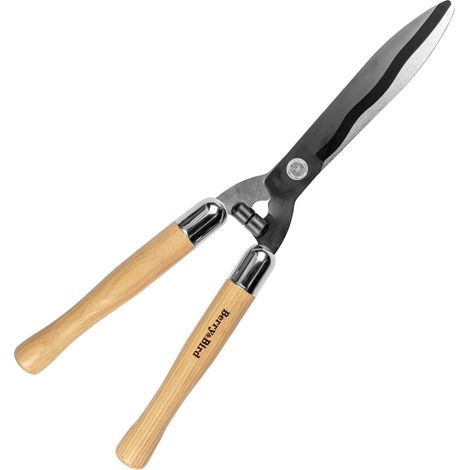 Taille-haie de jardin, 50,5 cm, version lourde pour tailler les bords, les buis et les buissons, taille-haie manuel avec lames tranchantes en acier au carbone et poignées confortables (1/5)