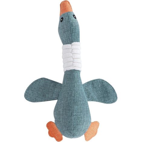 Juguete para perros con forma de ganso que emite sonidos - Juguete divertido para mascotas - Juguete resistente para masticar (1/5)