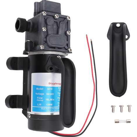 Pompe à eau RV G1/2 sortie 130m, Type interrupteur de tête, diaphragme de pression auto-amorçante pour le Camping