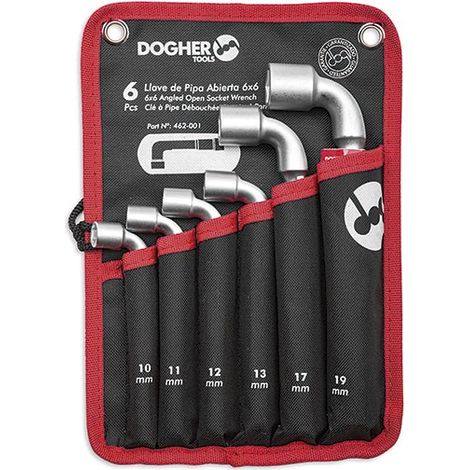 Nylontasche 6 Stück Offene Pfeife 6x6  DOGHER 462-001