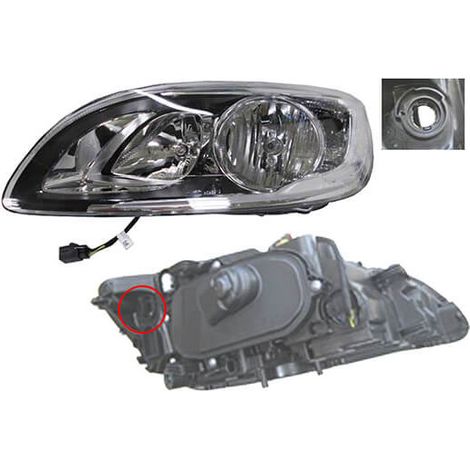 Phare avant gauche H7/H9/Led simple fixation Volvo S60 / V60 2014-2019