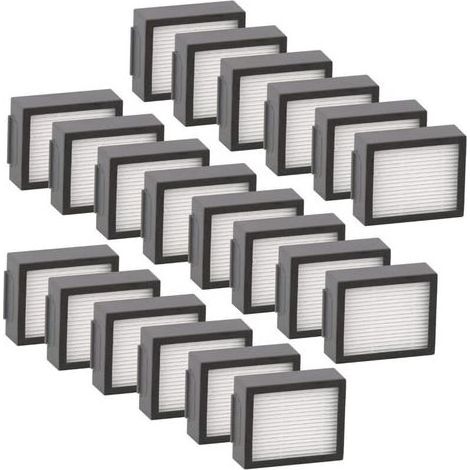 Garden Future(20 pièces) Filtre HEPA de remplacement compatible avec iRobot Roomba i7 i7+ J7 j7+ Plus i3 i3+ i2 i2+ i1 i1+ i4 i6 i6+ i8 i8+ E5 E6 E7 EVO E I & J Series Kit de filtres Accessoire (PAS P (1/5)