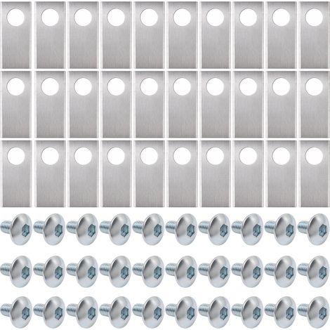 30 Lames 39mm + 30 Visseries pour Honda Miimo 310 520 3000 Robot tondeuse Titan (1/3)