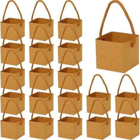 Lot de 20 Sacs en Papier pour Plantes Succulentes, Coffrets Cadeaux pour Anniversaire, Mariage, Baby Shower, Fête (1/5)
