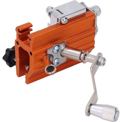 Gabarit d'affûtage de tronçonneuse à manivelle en broyeur lame dent Kit précis pour la réparation Acier inoxydable Acier (1/5)