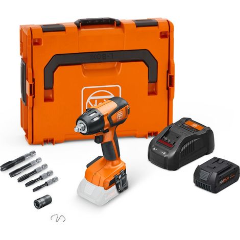 FEIN Akku-Schlagschrauber im Anwender-Set ASCD 18-300 W2 AS Impact-tapping-top S, incl. 1x Akku GBA 5 Ah, Schnellladegerät, Zubehör, L-BOXX (1/5)