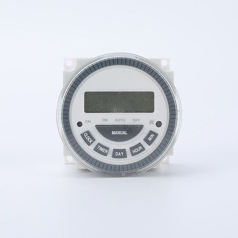 Programmateur horaire pour encastrement sur panneau numérique 230 V/AC 4000 W (1/4)