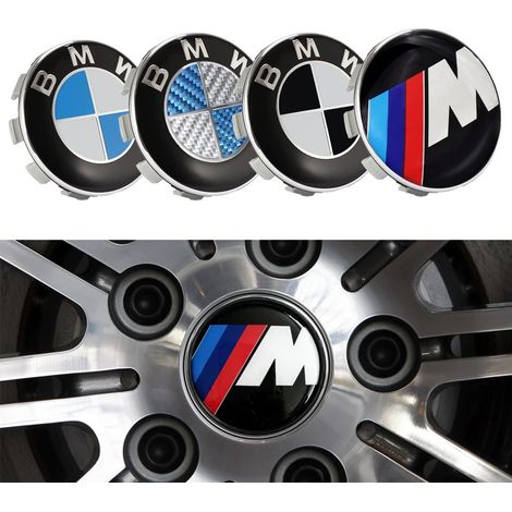 Enjoliveurs centraux BMW / Emblème de moyeu de roue - Lot de 4[NX] (1/5)