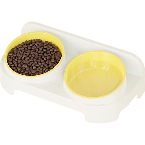 Elevated dog bowls, angled, non-slip water dispenser – Elevated bowls and feeders for dogs and cats, for puppies and pets of all sizes, for indoor use (1/5)