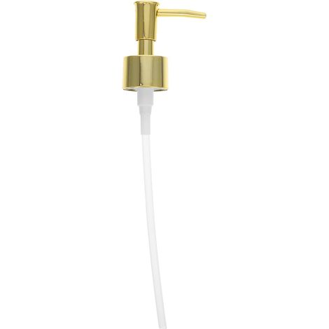 Tête De Pompe Dorée pour Distributeur De Lotion Et Savon Liquide Remplacement Polyvalent pour Flacons Cosmétiques De Cuisine Et Salle De Bain avec Tube 3.62X1.93X1.28In'Parent'-'-