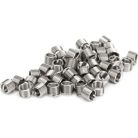 Insert de réparation de filetage 10-32 SUS304 50 pièces avec insert filetage mâle femelle kit de réparation (1/5)