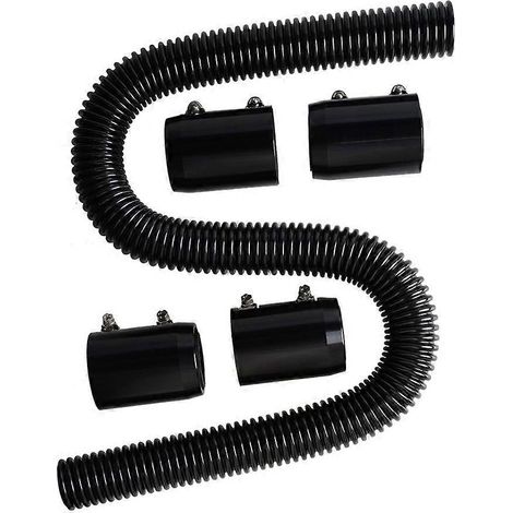Durite de radiateur en acier inoxydable, flexible, avec collier de serrage, pièces automobiles universelles 36 pouces - SFYGV (1/5)