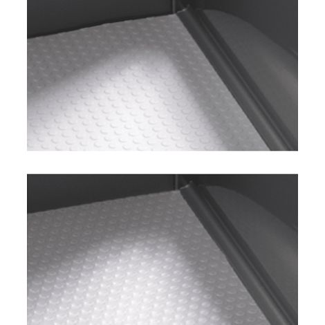 Hettich Schubkasten-Antirutschm., InnoTech Atira 9209579, NL470mm, Rollenl.5000mm, silber