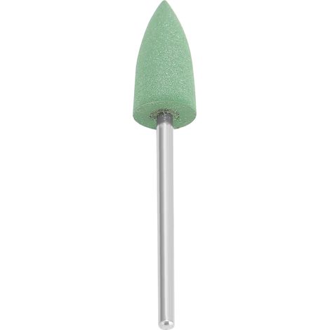 Lot de 5 fraises en silicone vert pour polissage dentaire, grain 240, embouts de meulage et polissage, accessoires de foret rotatif. (1/5)