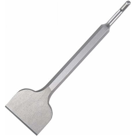 GABRIELLE Burin pour embouts SDS Plus, burin plat large 75 x 280 x 17 mm, burin perforateur, burin pour carrelage pour maçonnerie, brique, béton, carrelage, pierre artificielle, carrelage en céramique (1/5)