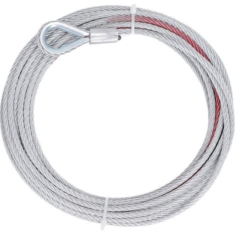 Câble de treuil en acier inoxydable 5,5mm, 10m de long, capacité 4500LBS pour remorquage (1/5)