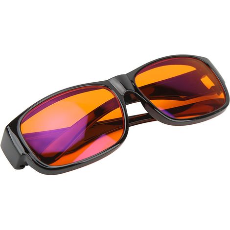 Blaulichtfilterbrille mit professionellem Hochleistungsfilter. Kompatibel mit Kameras, beugt sie Augenbelastung und Blendung beim Videospielen vor und schützt die Augen gleichzeitig vor UV-Strahlung. (1/4)