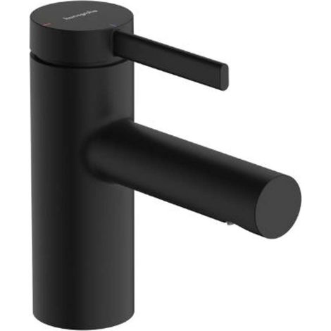 Hansgrohe Zesis S - Grifo de lavabo con desagüe, EcoSmart+, CoolStart, negro mate 74714670 (1/2)