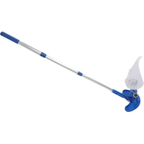 Aspirateur de piscine avec brosse, tige télescopique portable, nettoyeur de jet d'aspiration en plastique pour spas et fontaines (norme américaine). (1/5)