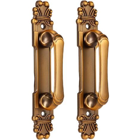 BUNTHAUS Türgriff, Antik-Aluminiumlegierung, Türgriff, Schrank, Schublade, Kleiderschrank, Griff, 2 Stück/Set, Möbel-Hardware-Zubehör (1/5)