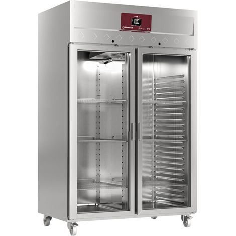 Armoire vitrée de congélation 1400 lt GN 2/1 réfrigérant R290 isolation polyuréthane - Diamond