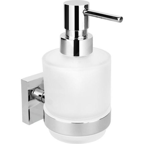 Sapho X-SQUARE - Distributeur savon MINI, verre dépoli/chrome XQ101