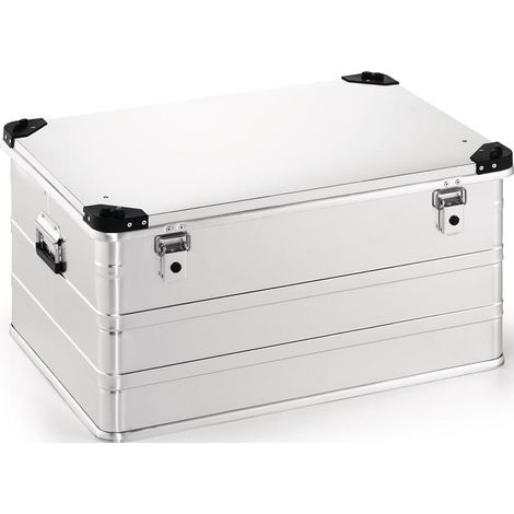 Aluminiumbox L782xB585xH410mm 157l m.Klappverschluss u.Stapelecken - D157
