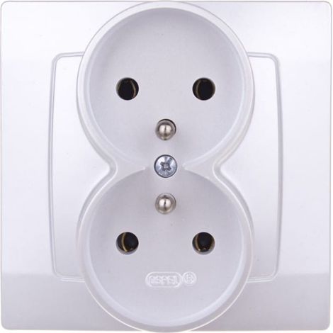 Karo Doppelfassung mit/ohne Perlsilber GP-2SZ/43