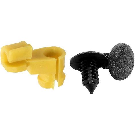 30 clips de fixation en plastique pour ailes de voiture (type sapin) et 10 clips de fixation pour poignée de porte côté conducteur (tige de 5 mm). (1/5)
