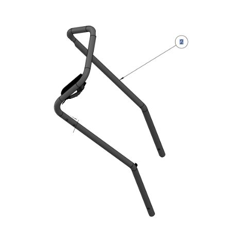 Manico tagliaerba rasaerba tosaerba modello EM37 ORIGINALE GRIN PRT-0086 (1/2)