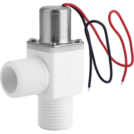 Électrovanne à impulsions en plastique pour la régulation de l'eau 4,5-6 V CC 1/2" (1/5)