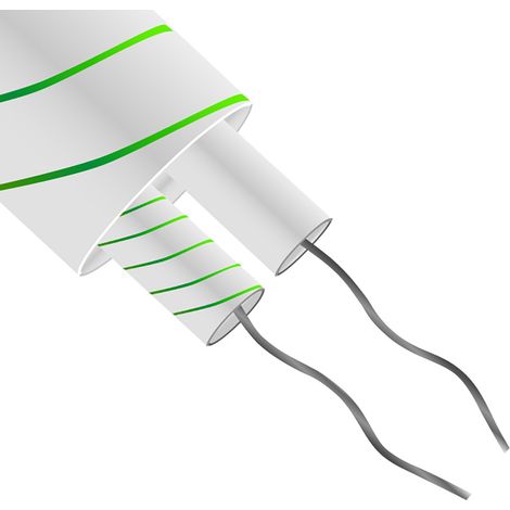 Câble pour thermocouple type K RS PRO, 10m, Non blindé, temp. max. +400°C, gaine Fibre de verre ( Prix pour Bobine de 10 Mètres ) (1/2)