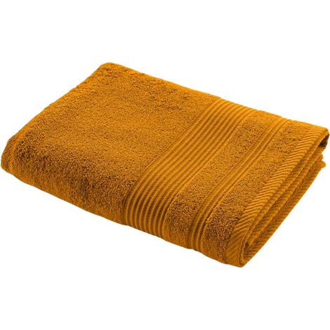Drap de Douche "Tendresse" 70x130cm Jaune Curry
