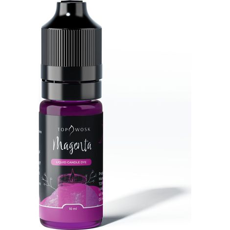 Tinte líquido magenta para velas 10 ml