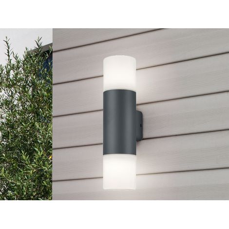 LED Außenwandleuchte Up and Down Light, Anthrazit, Höhe 33cm (1/5)