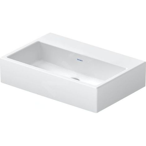 Lavabo compact VERO AIR ou ÜL avec trou pour robinet, blanc, dimensions 600x400 mm (1/3)